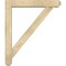 Ekena Millwork Traditional Craftsman Rough Sawn Bracket w/ Offset Brace, Douglas Fir, 6"W x 34"D x 40"H BKT0604X34X40TRA04RDF - alternate 2